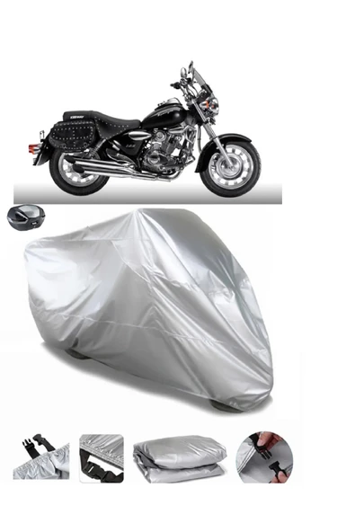 Keeway Super Light 150 Su  Geçirmez Motosiket Brandası Arka Çanta Uyumlu ürün görseli 1