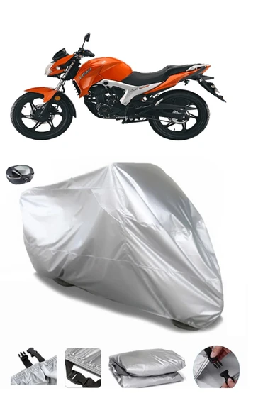 Lifan LF150-10B Su  Geçirmez Motosiket Brandası Arka Çanta Uyumlu ürün görseli 1