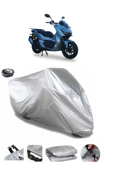 Motolux Wow 150 Su  Geçirmez Motosiket Brandası Arka Çanta Uyumlu ürün görseli 1
