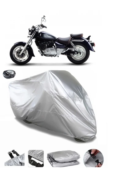 Hyosung GV 250 Su  Geçirmez Motosiket Brandası Arka Çanta Uyumlu ürün görseli 1