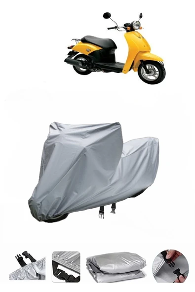 Honda Today 50  Gri Motosiklet Brandası ARKA ÇANTA UYUMLU DEĞİLDİR ürün görseli 1