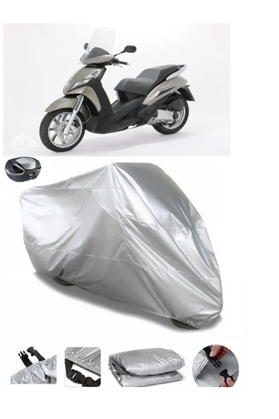 Peugeot Geopolis 300 Su  Geçirmez Motosiket Brandası Arka Çanta Uyumlu ürün görseli 1