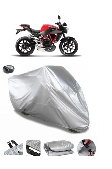 Hyosung GD 250 N Su  Geçirmez Motosiket Brandası Arka Çanta Uyumlu ürün görseli 1