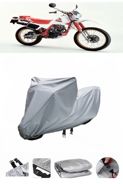 Honda XL 200  Gri Motosiklet Brandası ARKA ÇANTA UYUMLU DEĞİLDİR ürün görseli 1