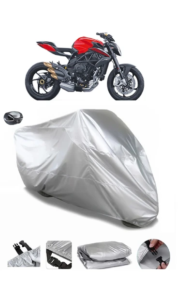 MV Agusta Dragster 800 Rosso Su  Geçirmez Motosiket Brandası Arka Çanta Uyumlu ürün görseli 1