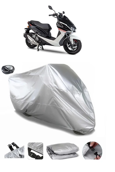 Malaguti Mission 200 City Su  Geçirmez Motosiket Brandası Arka Çanta Uyumlu ürün görseli 1