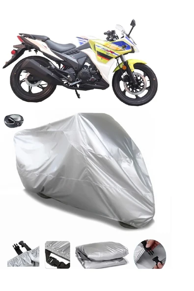 Lifan KPR 200 Su  Geçirmez Motosiket Brandası Arka Çanta Uyumlu ürün görseli 1