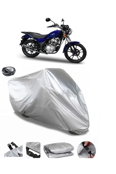 Motoran Fabio 150 Su  Geçirmez Motosiket Brandası Arka Çanta Uyumlu ürün görseli 1