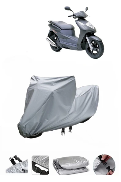Honda Dylan 150  Gri Motosiklet Brandası ARKA ÇANTA UYUMLU DEĞİLDİR ürün görseli 1