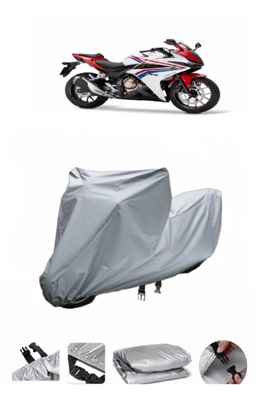 Honda CBR 500R  Gri Motosiklet Brandası ARKA ÇANTA UYUMLU DEĞİLDİR ürün görseli 1