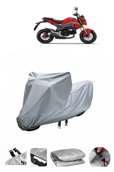 Honda MSX 125  Gri Motosiklet Brandası ARKA ÇANTA UYUMLU DEĞİLDİR ürün görseli 1