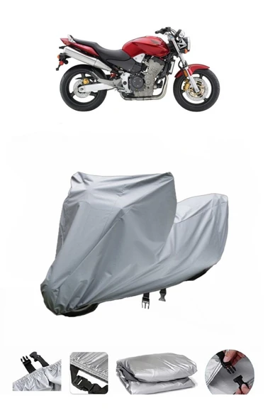 Honda CB 900 Hornet Gri Motosiklet Brandası ARKA ÇANTA UYUMLU DEĞİLDİR ürün görseli 1
