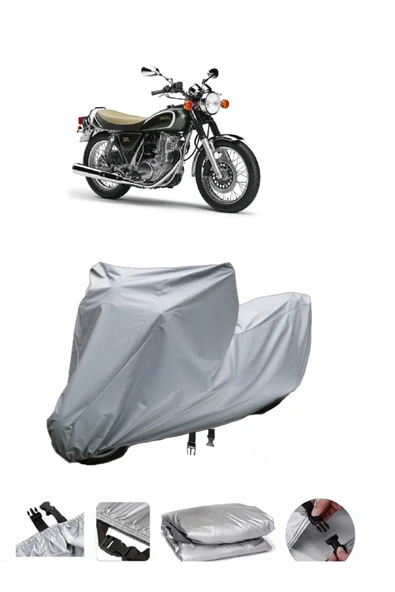 Yamaha SR 400  Gri Motosiklet Brandası ARKA ÇANTA UYUMLU DEĞİLDİR ürün görseli 1