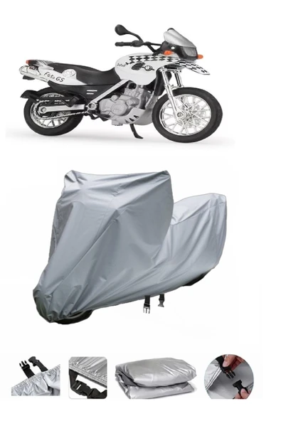 Bmw F 650 GS Dakar  Gri Motosiklet Brandası ARKA ÇANTA UYUMLU DEĞİLDİR ürün görseli 1