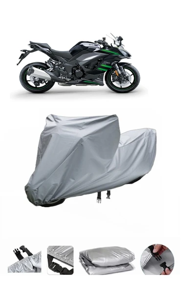 Kawasaki Z 1000 SX  Gri Motosiklet Brandası ARKA ÇANTA UYUMLU DEĞİLDİR ürün görseli 1