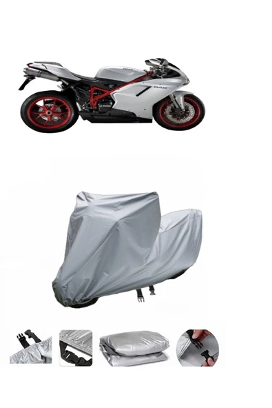Ducati 848 Evo  Gri Motosiklet Brandası ARKA ÇANTA UYUMLU DEĞİLDİR ürün görseli 1