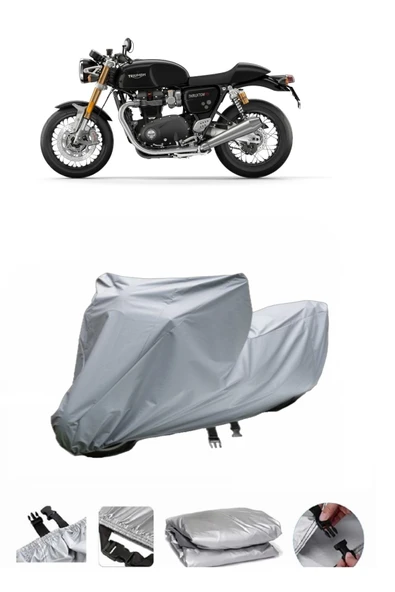 Triumph Thruxton RS  Gri Motosiklet Brandası ARKA ÇANTA UYUMLU DEĞİLDİR ürün görseli 1