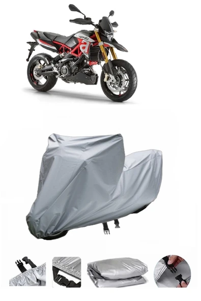 Aprilia Dorsoduro  Gri Motosiklet Brandası ARKA ÇANTA UYUMLU DEĞİLDİR ürün görseli 1