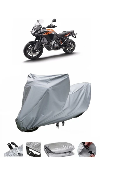 KTM 1050 Adventure  Gri Motosiklet Brandası ARKA ÇANTA UYUMLU DEĞİLDİR ürün görseli 1