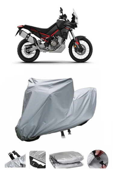 Aprilia Tuareg  Gri Motosiklet Brandası ARKA ÇANTA UYUMLU DEĞİLDİR ürün görseli 1