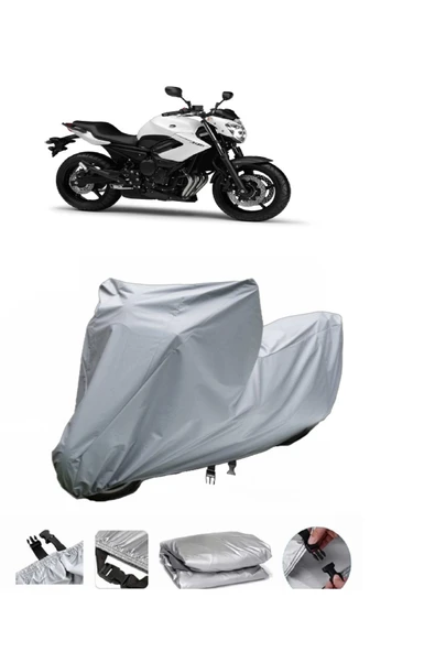 Yamaha XJ 6  Gri Motosiklet Brandası ARKA ÇANTA UYUMLU DEĞİLDİR ürün görseli 1