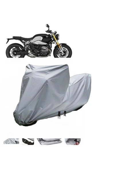 Bmw R Nine T  Gri Motosiklet Brandası ARKA ÇANTA UYUMLU DEĞİLDİR ürün görseli 1