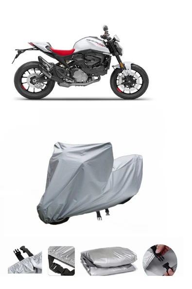 Ducati Monster 937 Plus  Gri Motosiklet Brandası ARKA ÇANTA UYUMLU DEĞİLDİR ürün görseli 1