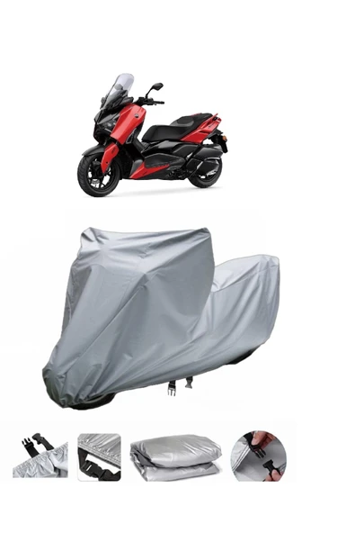 Yamaha X-Max 300 ABS  Gri Motosiklet Brandası ARKA ÇANTA UYUMLU DEĞİLDİR ürün görseli 1