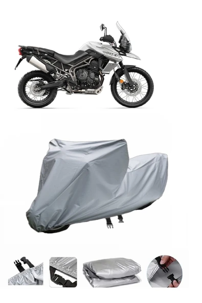 Triumph Tiger 800 XCX  Gri Motosiklet Brandası ARKA ÇANTA UYUMLU DEĞİLDİR ürün görseli 1