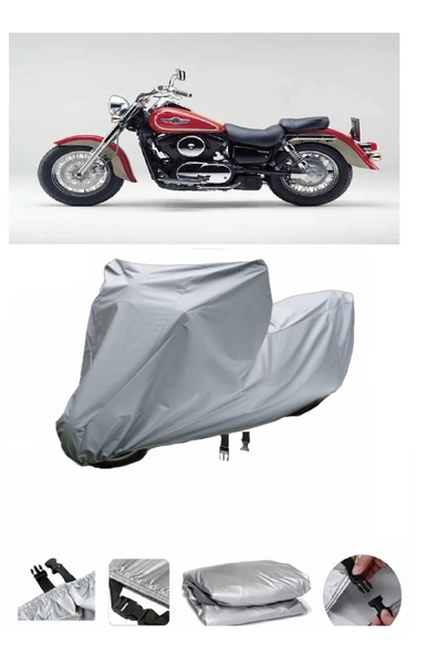 Kawasaki VN 1500 Classic Tourer  Gri Motosiklet Brandası ARKA ÇANTA UYUMLU DEĞİLDİR ürün görseli 1