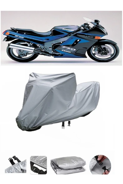 Kawasaki ZZR 1100  Gri Motosiklet Brandası ARKA ÇANTA UYUMLU DEĞİLDİR ürün görseli 1