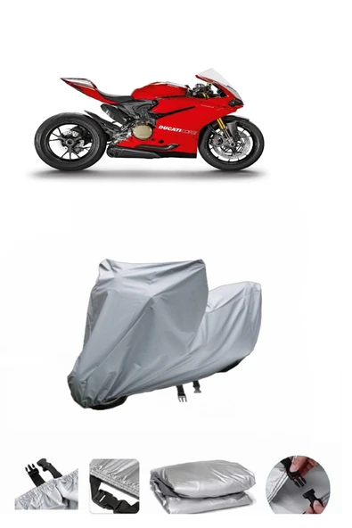 Ducati Panigale 1199 R  Gri Motosiklet Brandası ARKA ÇANTA UYUMLU DEĞİLDİR ürün görseli 1