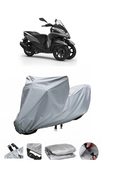 Yamaha Tricity 155  Gri Motosiklet Brandası ARKA ÇANTA UYUMLU DEĞİLDİR ürün görseli 1
