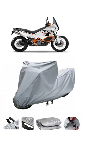 KTM 990 Adventure  Gri Motosiklet Brandası ARKA ÇANTA UYUMLU DEĞİLDİR ürün görseli 1