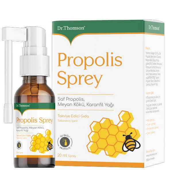 Dr.Thomson Propolis Takviye Edici Gıda Sprey 20 ml ürün görseli 1