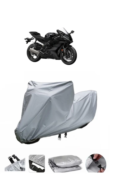 Yamaha YZF R6s  Gri Motosiklet Brandası ARKA ÇANTA UYUMLU DEĞİLDİR ürün görseli 1