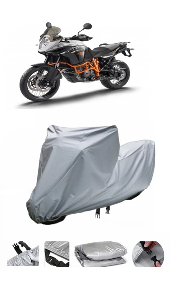 KTM 1190 Adventure R  Gri Motosiklet Brandası ARKA ÇANTA UYUMLU DEĞİLDİR ürün görseli 1