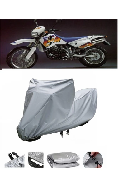 KTM 400 LC4 EGS - E  Gri Motosiklet Brandası ARKA ÇANTA UYUMLU DEĞİLDİR ürün görseli 1