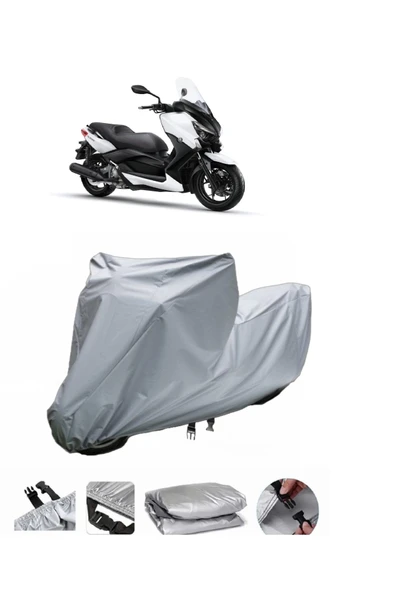 Yamaha X-Max 250 Tech Max  Gri Motosiklet Brandası ARKA ÇANTA UYUMLU DEĞİLDİR ürün görseli 1