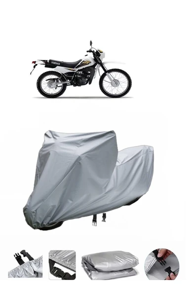 Yamaha DT 125  Gri Motosiklet Brandası ARKA ÇANTA UYUMLU DEĞİLDİR ürün görseli 1