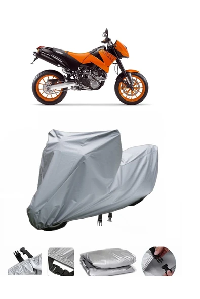 KTM 640 Duke II  Gri Motosiklet Brandası ARKA ÇANTA UYUMLU DEĞİLDİR ürün görseli 1