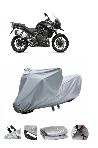 Triumph Tiger 1200 XR  Gri Motosiklet Brandası ARKA ÇANTA UYUMLU DEĞİLDİR ürün görseli 1