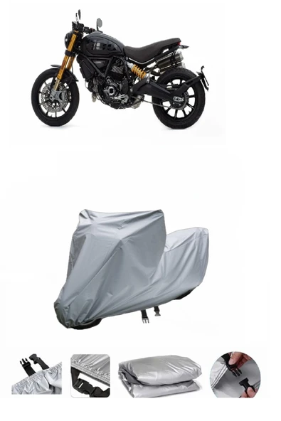 Ducati Scrambler 1100 Sport Pro  Gri Motosiklet Brandası ARKA ÇANTA UYUMLU DEĞİLDİR ürün görseli 1
