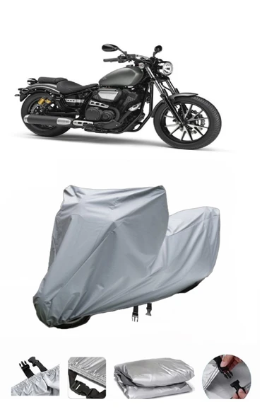 Yamaha XV950R  Gri Motosiklet Brandası ARKA ÇANTA UYUMLU DEĞİLDİR ürün görseli 1