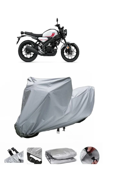 Yamaha X-Max 400 Tech Max  Gri Motosiklet Brandası ARKA ÇANTA UYUMLU DEĞİLDİR ürün görseli 1