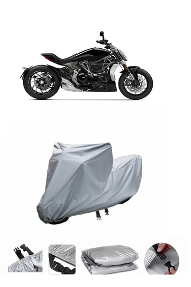 Ducati Diavel V4  Gri Motosiklet Brandası ARKA ÇANTA UYUMLU DEĞİLDİR ürün görseli 1