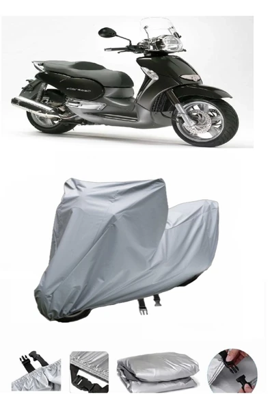 Aprilia Scarabeo 500  Gri Motosiklet Brandası ARKA ÇANTA UYUMLU DEĞİLDİR ürün görseli 1
