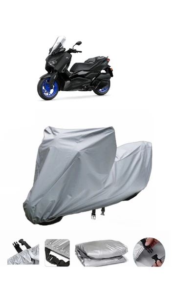 Yamaha X-Max 300 Iron Max ABS  Gri Motosiklet Brandası ARKA ÇANTA UYUMLU DEĞİLDİR ürün görseli 1