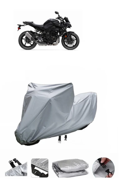 Yamaha MT-10  Gri Motosiklet Brandası ARKA ÇANTA UYUMLU DEĞİLDİR ürün görseli 1