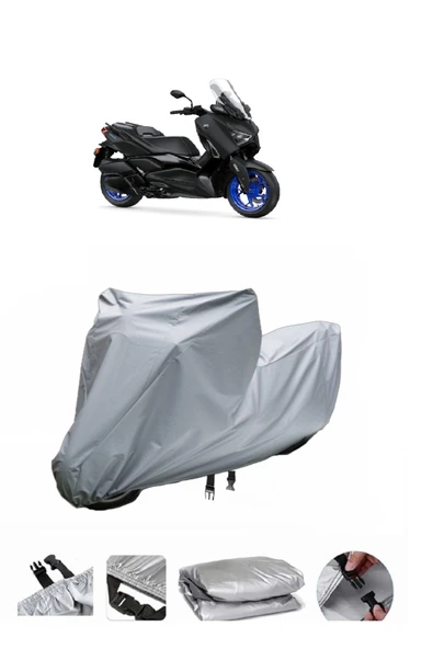 Yamaha X-Max 250 ABS  Gri Motosiklet Brandası ARKA ÇANTA UYUMLU DEĞİLDİR ürün görseli 1